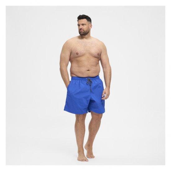 North Latitude Swimshorts Cobolt Blue - Ondergoed & zwem - Grote Maten Ondergoed Heren