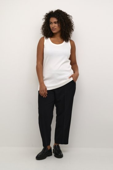 Kaffe Curve Carina Tanktop Chalk - T-shirts - 