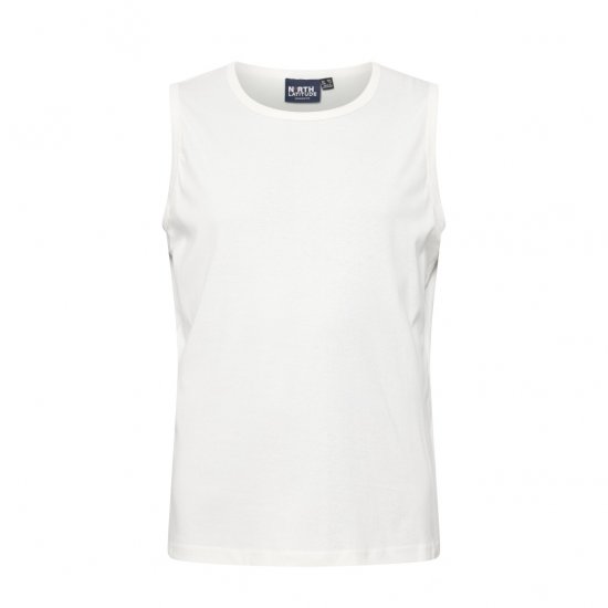 North Latitude Tanktop White - Mouwloze T-shirts/Tank tops - Mouwloze T-shirts/Tank Tops grote maten