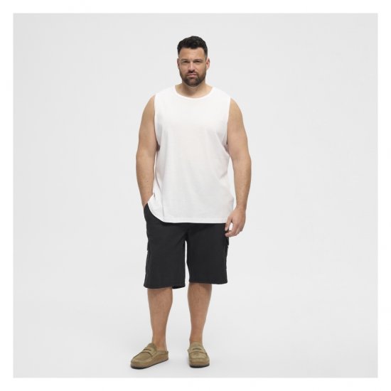 North Latitude Tanktop White - Mouwloze T-shirts/Tank tops - Mouwloze T-shirts/Tank Tops grote maten
