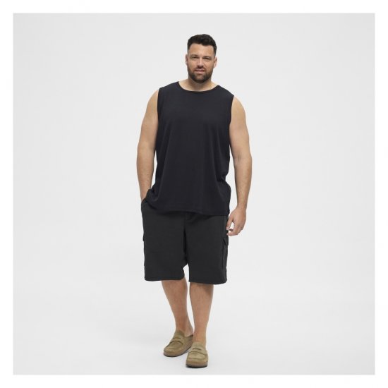 North Latitude Tanktop Black - Mouwloze T-shirts/Tank tops - Mouwloze T-shirts/Tank Tops grote maten