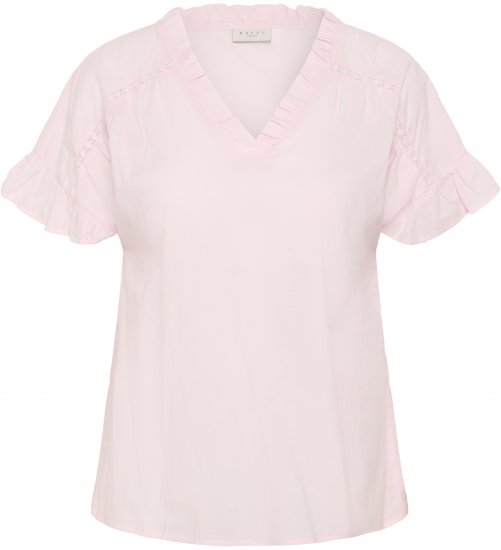 Kaffe Curve Valeria Top Ballerina Pink - Shirts & tops - 