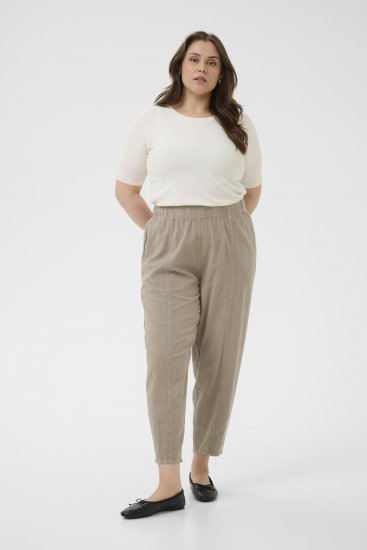 Kaffe Curve Nana Barrel Pants Brindle - Stoffen broeken - 