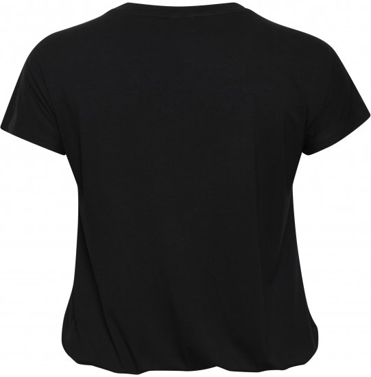 Kaffe Curve Jena V-Neck T-shirt Diepzwart - T-shirts - 