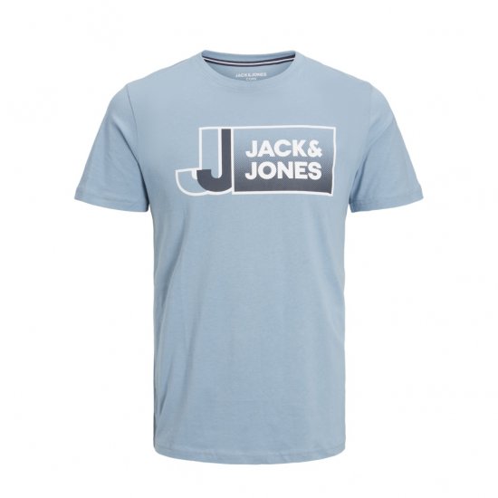 Jack & Jones Logan T-Shirt Turquoise - T-shirts - Grote Maten T-shirts Heren