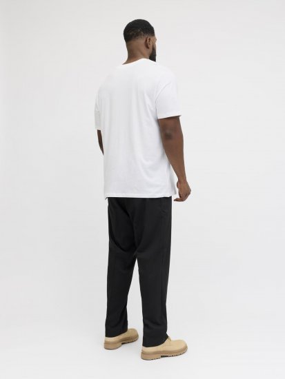 Jack & Jones Brandon T-Shirt White - T-shirts - Grote Maten T-shirts Heren