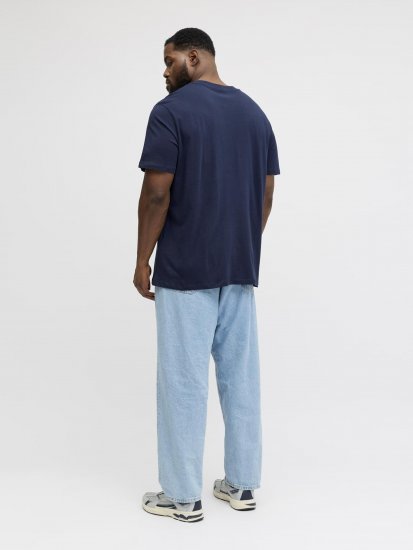 Jack & Jones Brandon T-Shirt Blue - T-shirts - Grote Maten T-shirts Heren