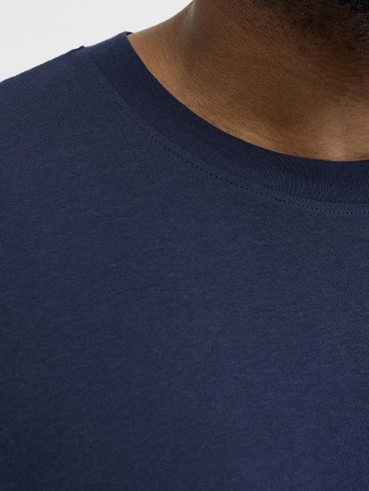 Jack & Jones Brandon T-Shirt Blue - T-shirts - Grote Maten T-shirts Heren