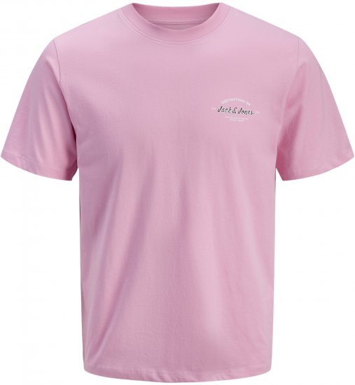 Jack & Jones Brandon T-Shirt Pink - T-shirts - Grote Maten T-shirts Heren