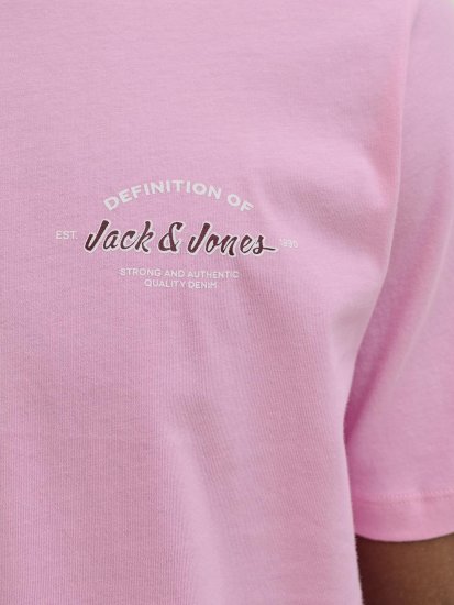 Jack & Jones Brandon T-Shirt Pink - T-shirts - Grote Maten T-shirts Heren