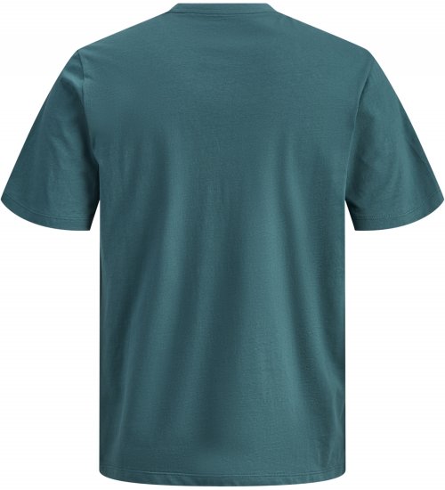 Jack & Jones Grayson T-shirt Turquoise - T-shirts - Grote Maten T-shirts Heren