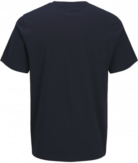 Jack & Jones King Crew Neck T-Shirt Navy - T-shirts met opdruk - T-shirts met opdruk grote maten