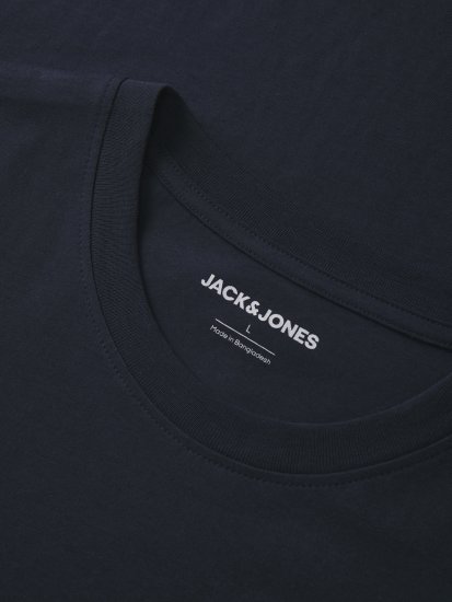 Jack & Jones King Crew Neck T-Shirt Navy - T-shirts met opdruk - T-shirts met opdruk grote maten