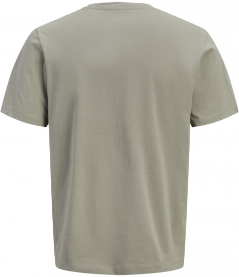 Jack & Jones King Crew Neck T-Shirt Grey - T-shirts met opdruk - T-shirts met opdruk grote maten