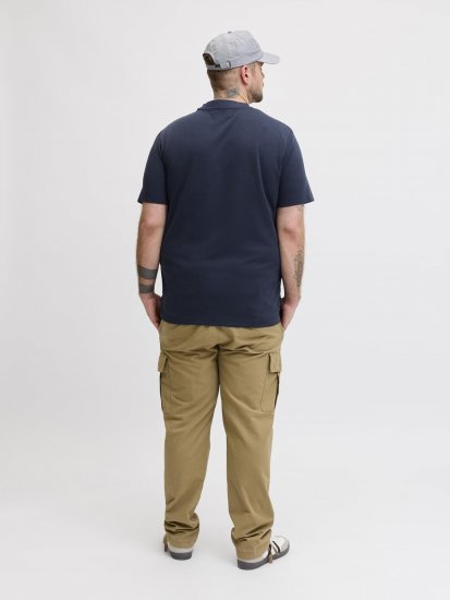 Jack & Jones Cofusion T-Shirt Navy - T-shirts - Grote Maten T-shirts Heren