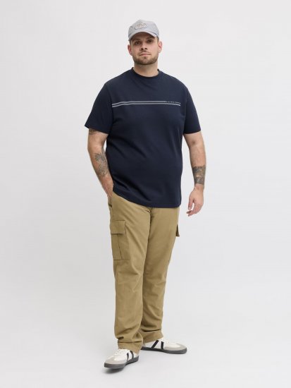 Jack & Jones Cofusion T-Shirt Navy - T-shirts - Grote Maten T-shirts Heren
