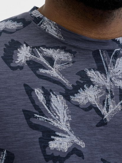 Jack & Jones Montauk T-Shirt Blue - T-shirts - Grote Maten T-shirts Heren