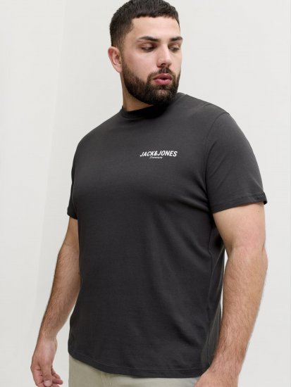 Jack & Jones Oscar T-Shirt Black - T-shirts met opdruk - T-shirts met opdruk grote maten