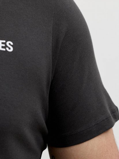 Jack & Jones Oscar T-Shirt Black - T-shirts met opdruk - T-shirts met opdruk grote maten