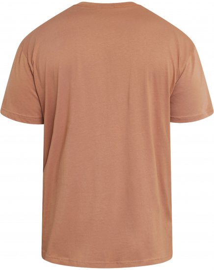 North Latitude 61118 T-Shirt Met Print Amberlight - T-shirts - Grote Maten T-shirts Heren