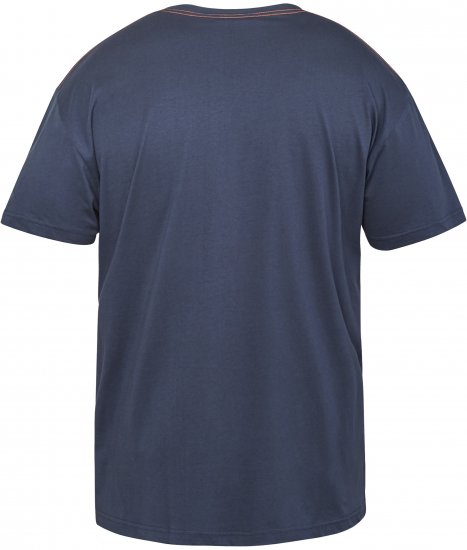 North Latitude 61121 T-Shirt Met Print Marineblauw - T-shirts - Grote Maten T-shirts Heren