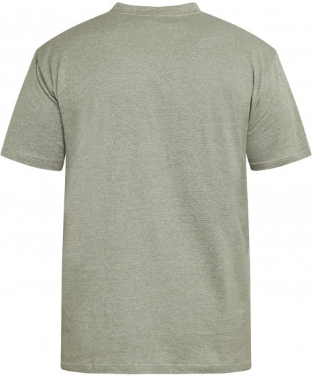 North Latitude 61124 Gestreept T-Shirt Olijfgroen - T-shirts - Grote Maten T-shirts Heren