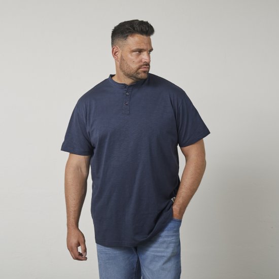 North Latitude 61126 Granddad T-Shirt Marineblauw - T-shirts - Grote Maten T-shirts Heren