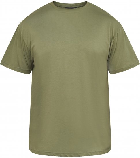 North Latitude 61320 T-Shirt Met Rugprint Olijfgroen - T-shirts - Grote Maten T-shirts Heren