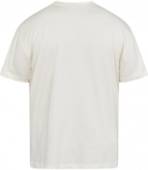 North Latitude 61360 Palm Printed T-Shirt Off White - T-shirts met opdruk - T-shirts met opdruk grote maten