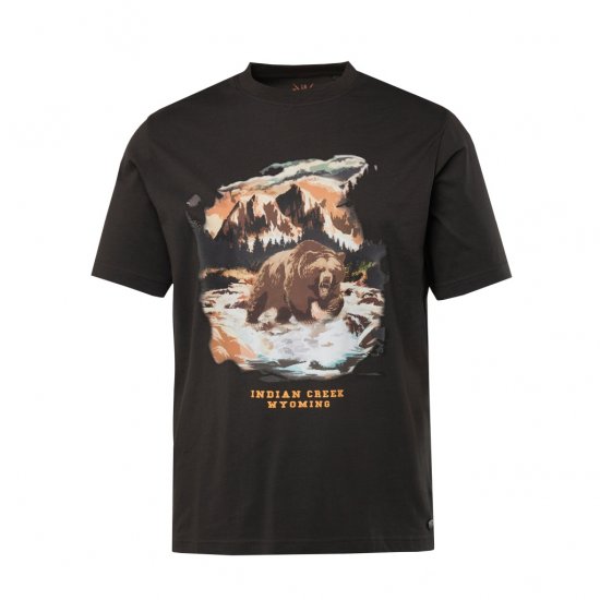 JP1880 T-Shirt Indian Creek Anthracite TALL - HERENKLEDING MT-6XLT - Tall Kleding Heren