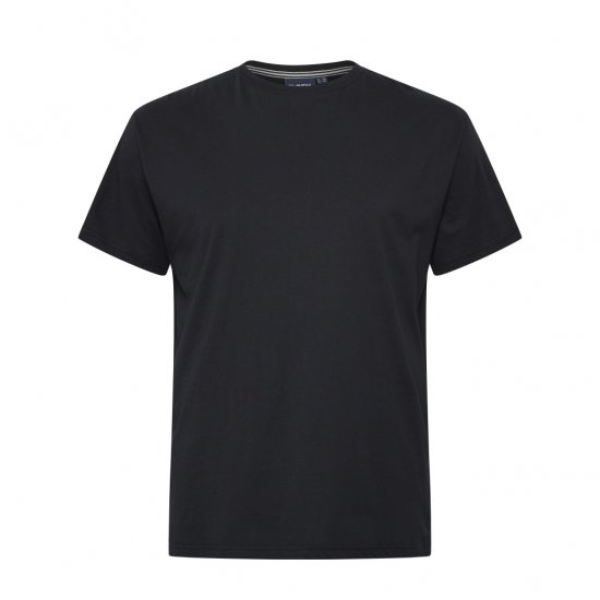 North Latitude T-Shirt O-Neck Black - T-shirts - Grote Maten T-shirts Heren