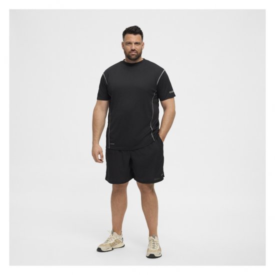 North Latitude Sport Tech T-Shirt Black - T-shirts - Grote Maten T-shirts Heren
