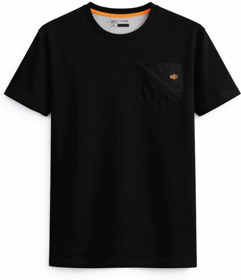 Motley Denim Milan T-shirt Zwart - T-shirts - Grote Maten T-shirts Heren