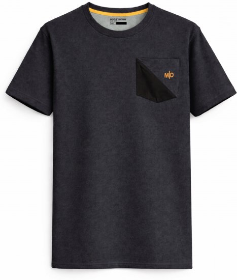 Motley Denim Milan T-shirt Antraciet - T-shirts - Grote Maten T-shirts Heren