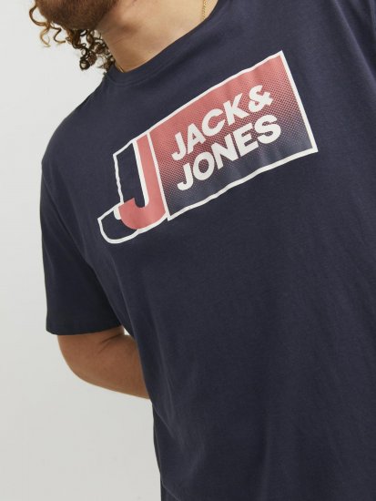 Jack & Jones Logan T-Shirt Navy - T-shirts - Grote Maten T-shirts Heren
