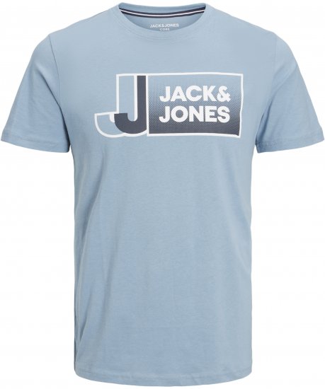 Jack & Jones Logan T-Shirt Turquoise - T-shirts - Grote Maten T-shirts Heren