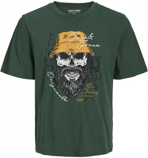 Jack & Jones Roxbury T-Shirt Green - T-shirts - Grote Maten T-shirts Heren