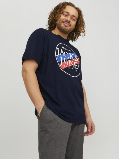 Jack & Jones Codyy T-Shirt Navy - T-shirts - Grote Maten T-shirts Heren