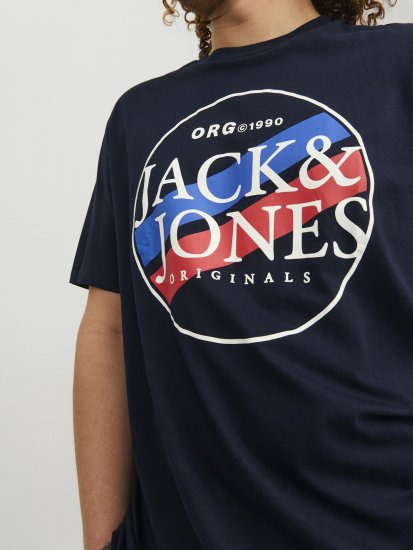 Jack & Jones Codyy T-Shirt Navy - T-shirts - Grote Maten T-shirts Heren