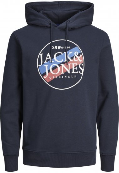 Jack & Jones Codyy Hoodie Navy - Sweaters & hoodies - Sweaters & Hoodies Grote Maten Heren