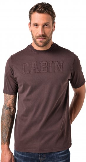 JP1880 T-Shirt Cabin Vintage Mocha TALL - HERENKLEDING MT-6XLT - Tall Kleding Heren