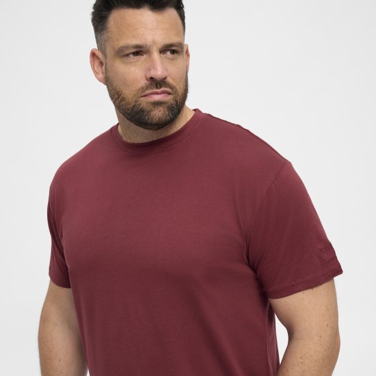 North Latitude T-Shirt O-Neck Bordeaux TALL - TALL T-shirts - TALL T-Shirts Heren