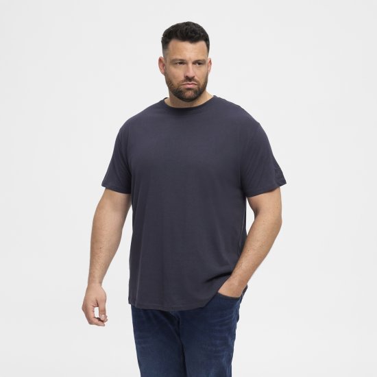 North Latitude T-Shirt O-Neck Navy Blue TALL - TALL T-shirts - TALL T-Shirts Heren