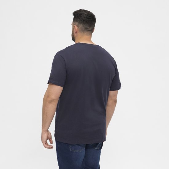 North Latitude T-Shirt O-Neck Navy Blue TALL - TALL T-shirts - TALL T-Shirts Heren