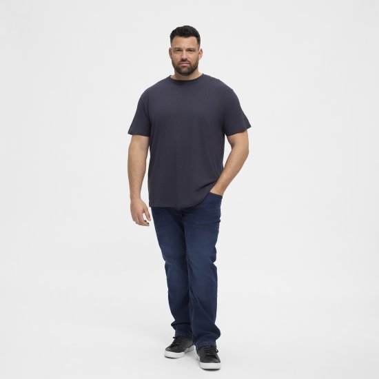 North Latitude T-Shirt O-Neck Navy Blue TALL - TALL T-shirts - TALL T-Shirts Heren
