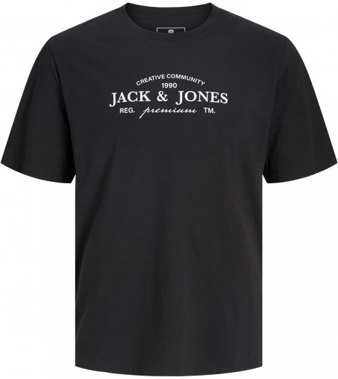 Jack & Jones Kevin T-Shirt Zwart - T-shirts - Grote Maten T-shirts Heren