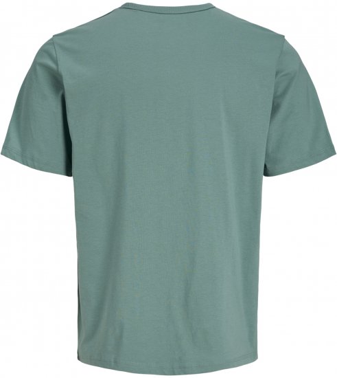 Jack & Jones College Logo Crew Neck T-Shirt Turquoise - T-shirts - Grote Maten T-shirts Heren