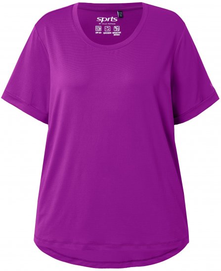 Ulla Popken UPF 50 Quick Drying Tee Blackberry - T-shirts - 