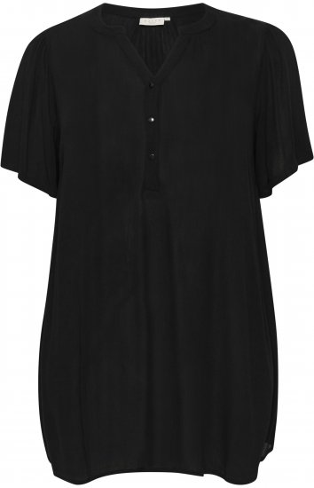 Kaffe Curve Ami Puff Tuniek Diepzwart - T-shirts - 