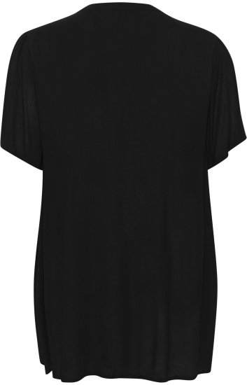 Kaffe Curve Ami Puff Tuniek Diepzwart - T-shirts - 
